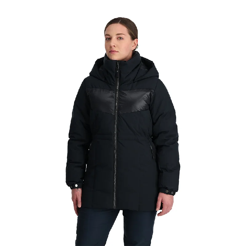 Women's pea coats in a plus - size fit for a flattering and warm winter coatWomens Eastwood Long - Black