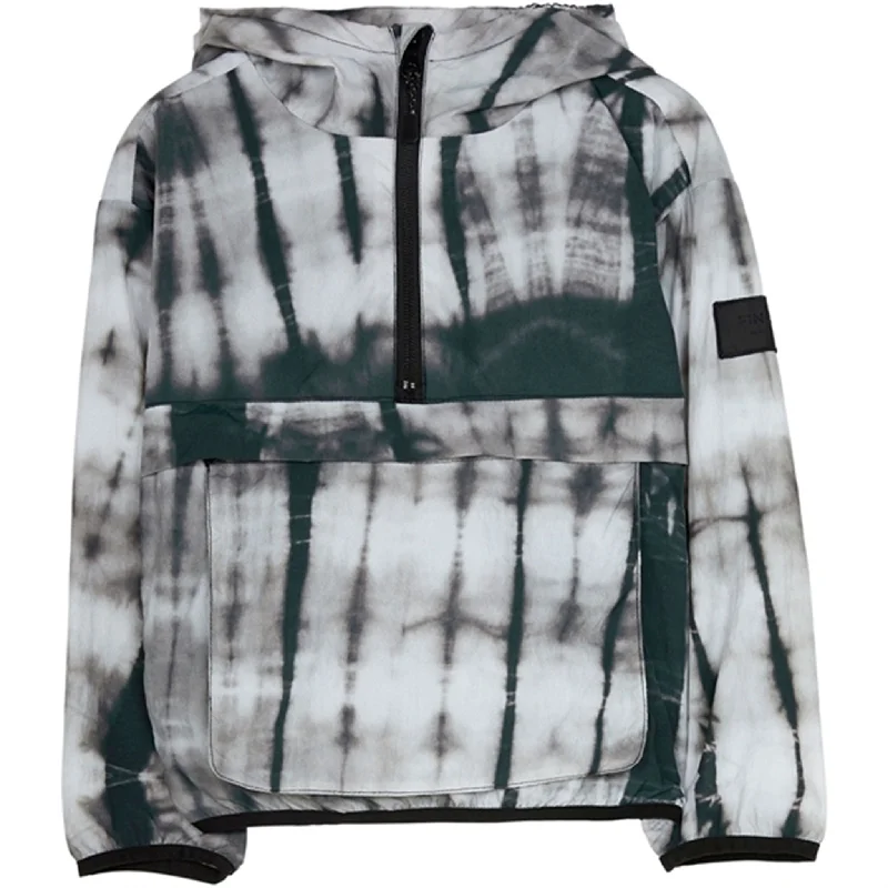 Women's pea coats in a plus - size fit for a flattering and warm winter coatFinger In The Nose Elly Black Tie & Dye Jacket