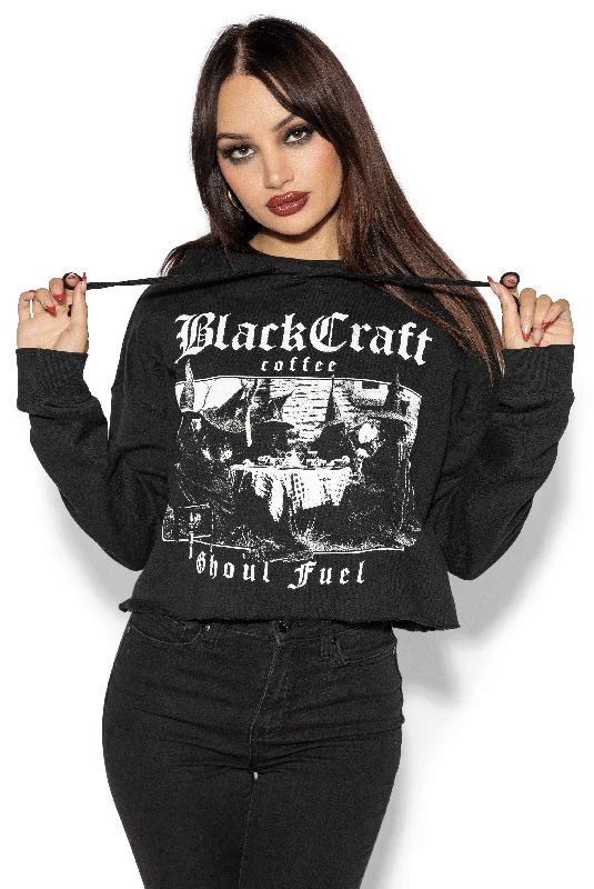 Ghoul Fuel - Women's Cropped Hoodie