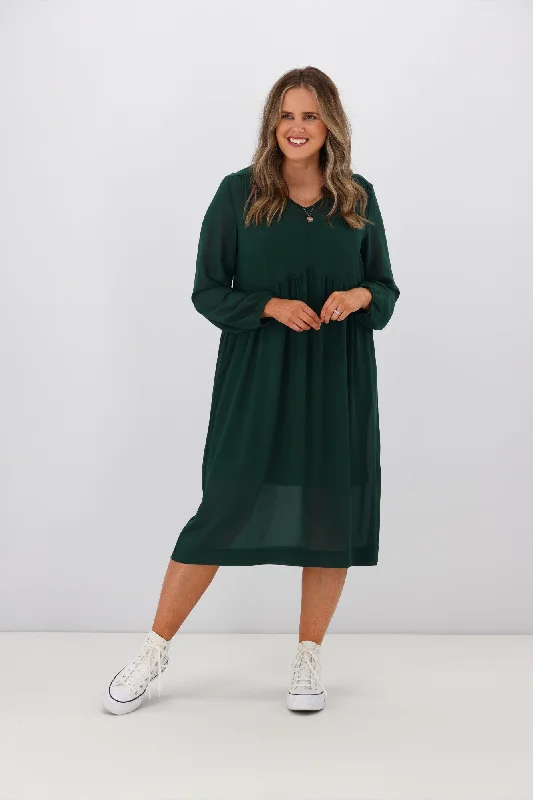 Mini Women Dress with a Short Hem for a Young and Trendy StyleGloss By Shine On Veronica Empire Midi Dress Forest Mini Women Dress with a Short Hem for a Young and Trendy StyleGloss By Shine On Veronica Empire Midi Dress Forest