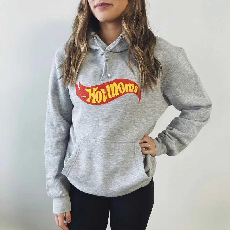 Women's zip - up sweatshirt in pastel blue for a soft and stylish outfitHot Moms • Gray Hoodie Women's zip - up sweatshirt in pastel blue for a soft and stylish outfitHot Moms • Gray Hoodie