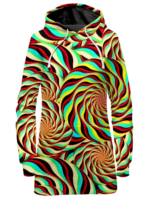 Women's crew - neck sweatshirt in a heather gray shade for a classic and versatile optionPineal Swirl Hoodie Dress Women's crew - neck sweatshirt in a heather gray shade for a classic and versatile optionPineal Swirl Hoodie Dress