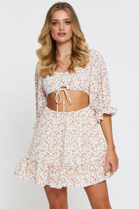 Mermaid - Style Women Dress with a Fitted Silhouette for Special OccasionsPrint Mini Dress Long Sleeve Mermaid - Style Women Dress with a Fitted Silhouette for Special OccasionsPrint Mini Dress Long Sleeve