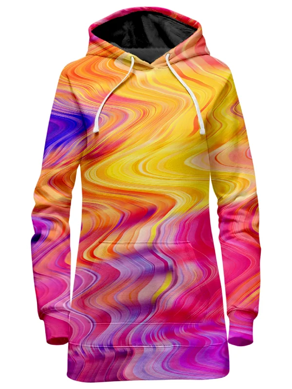 Women's long - sleeve cropped sweatshirt with ribbed cuffs for a snug fitPsychedelic Aftershock Hoodie Dress Women's long - sleeve cropped sweatshirt with ribbed cuffs for a snug fitPsychedelic Aftershock Hoodie Dress