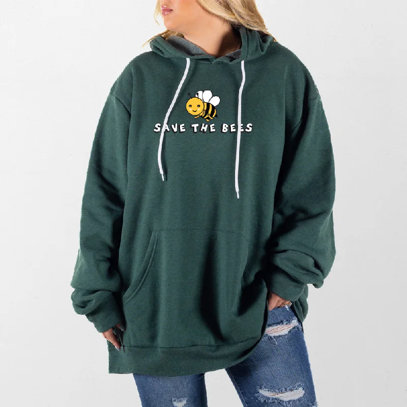 Women's color - block hoodie combining bold hues for a fashion - forward statementSave the Bees Giant Hoodie Women's color - block hoodie combining bold hues for a fashion - forward statementSave the Bees Giant Hoodie