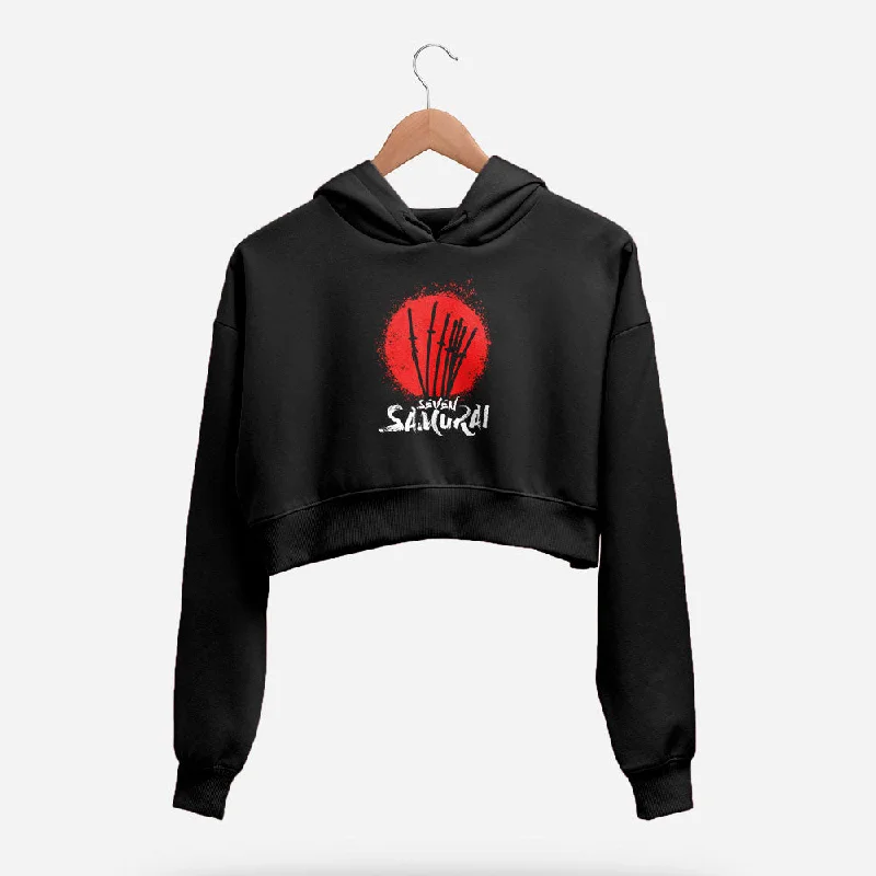 Women's zip - front sweatshirt with contrast stitching for a sporty aestheticSeven Samurai Hoodie Women's zip - front sweatshirt with contrast stitching for a sporty aestheticSeven Samurai Hoodie