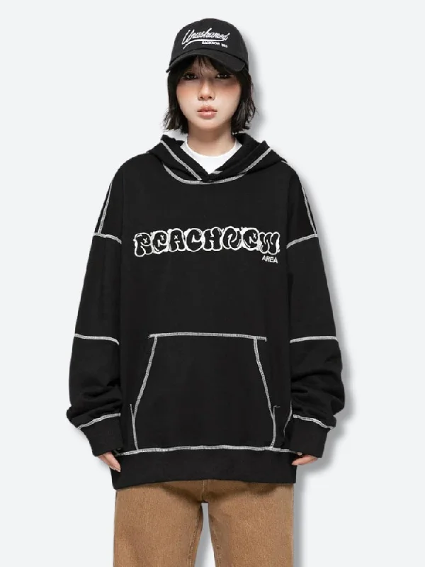 Women's tie - front hoodie in a lightweight fabric for summer layeringSkater Hoodie