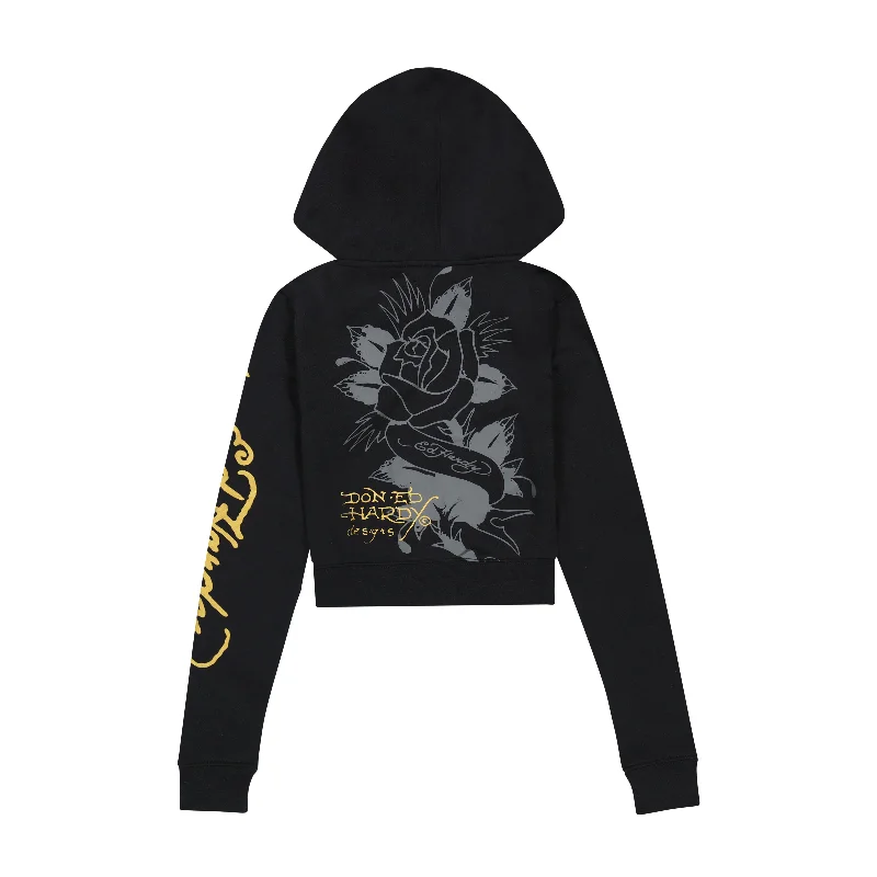 Women's color - block hoodie combining bold hues for a fashion - forward statementSwallow Cropped Hoodie Women's color - block hoodie combining bold hues for a fashion - forward statementSwallow Cropped Hoodie