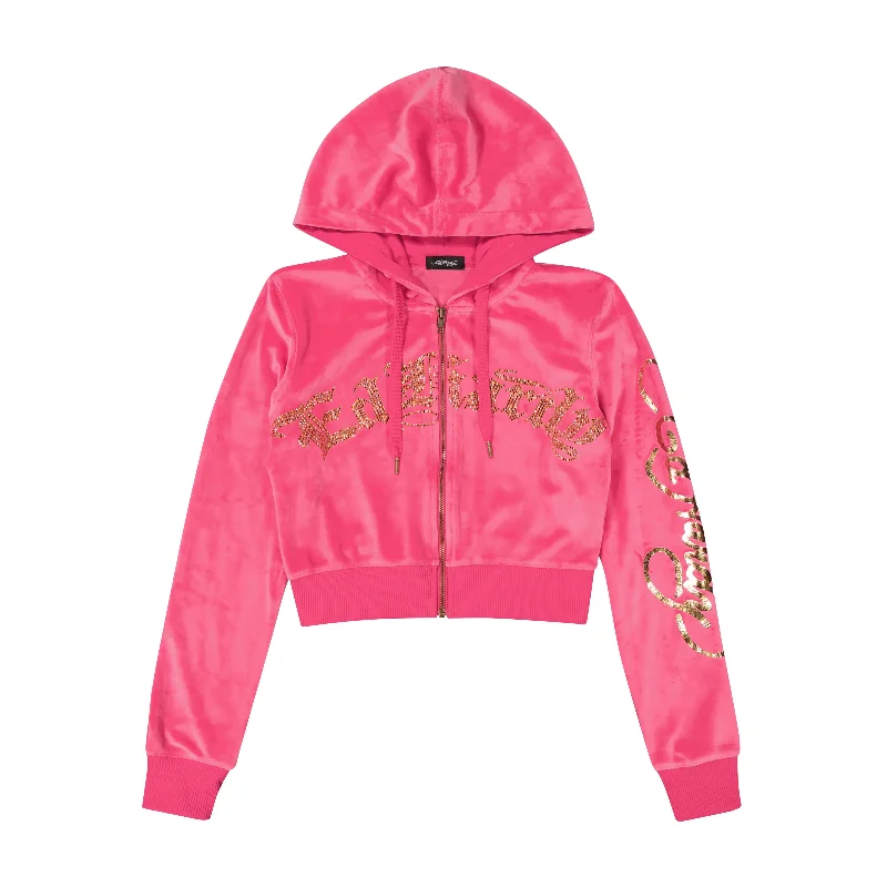 Women's tie - dye hoodie in bright colors for a retro and eye - catching styleTattoo Eagle Y2K Velour Hoodie Women's tie - dye hoodie in bright colors for a retro and eye - catching styleTattoo Eagle Y2K Velour Hoodie