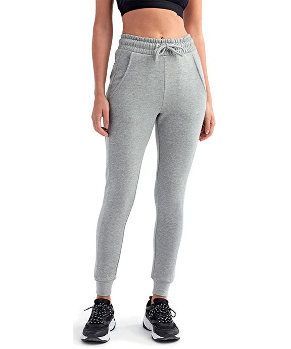 Women's long - sleeve cropped sweatshirt with ribbed cuffs for a snug fitTD055 - TriDri Ladies Yoga Fitted Jogger Pants | Heather Grey Women's long - sleeve cropped sweatshirt with ribbed cuffs for a snug fitTD055 - TriDri Ladies Yoga Fitted Jogger Pants | Heather Grey