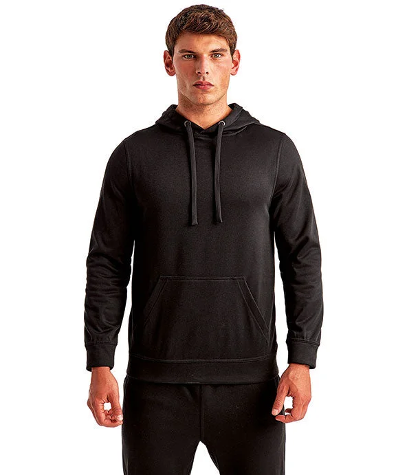 Women's zip - front sweatshirt with contrast stitching for a sporty aestheticTD448 - TriDri Unisex Spun Dyed Hooded Sweatshirt | Black