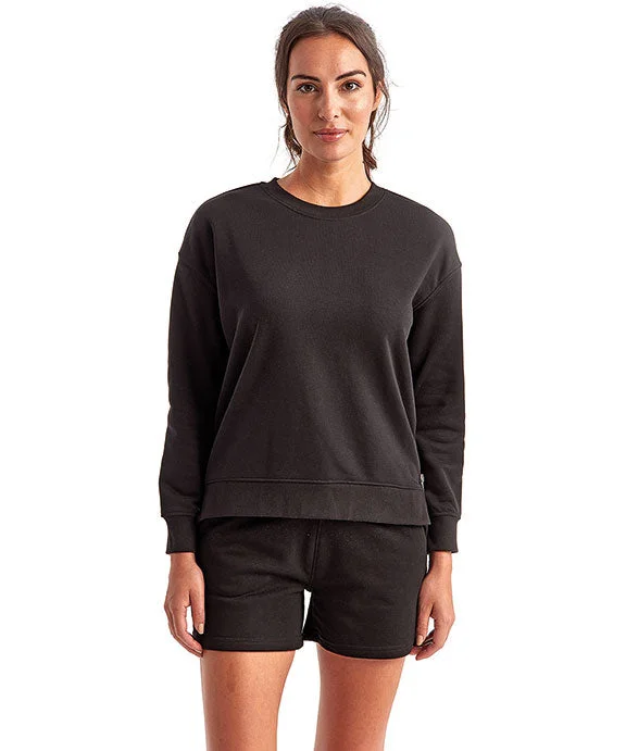 Women's sweatshirt with a mesh panel insert for breathability during workoutsTD600 - TriDri Ladies Billie Side-Zip Sweatshirt