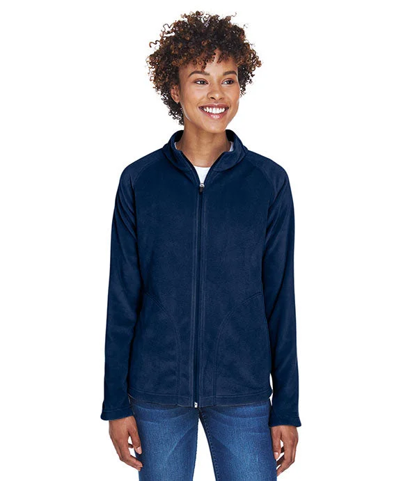 Women's quarter - zip sweatshirt made of organic cotton for eco - conscious fashionTT90W - Team 365 Ladies Campus Microfleece Jacket | Sport Dark Navy