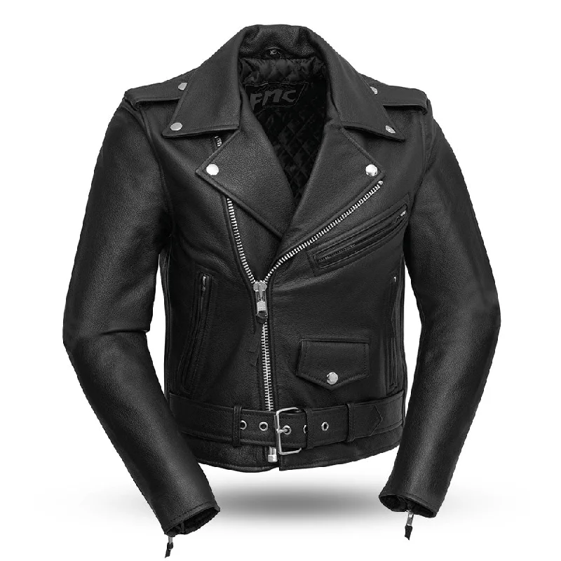 Women's pea coats in a plus - size fit for a flattering and warm winter coatWONDERLAND Motorcycle Leather Jacket