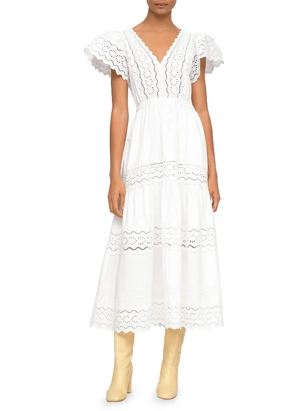 Lace - Embellished Women Dress for an Elegant and Sophisticated Appearance Lace - Embellished Women Dress for an Elegant and Sophisticated Appearance Georgina Womens Cotton V-Neck Midi Dress Lace - Embellished Women Dress for an Elegant and Sophisticated Appearance Lace - Embellished Women Dress for an Elegant and Sophisticated Appearance Georgina Womens Cotton V-Neck Midi Dress