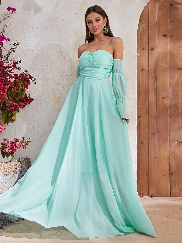 Shift Women Dress with a Simple and Classic Design for Everyday Wear Shift Women Dress with a Simple and Classic Design for Everyday Wear NiDELL Dress Summer Women's New Mint Green Long Sleeve Gentle Elegant Tube Top Chiffon Dress-JC225-4 Shift Women Dress with a Simple and Classic Design for Everyday Wear Shift Women Dress with a Simple and Classic Design for Everyday Wear NiDELL Dress Summer Women's New Mint Green Long Sleeve Gentle Elegant Tube Top Chiffon Dress-JC225-4