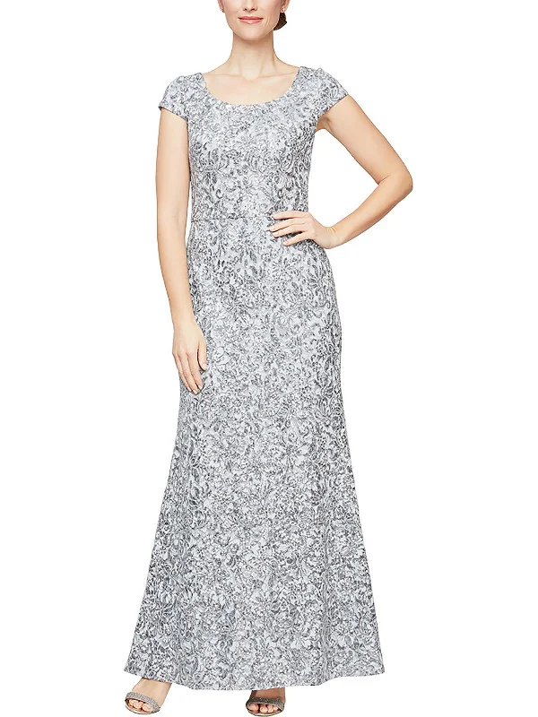 Printed Abstract Women Dress for a Modern and Artistic Appeal Printed Abstract Women Dress for a Modern and Artistic Appeal Petites Womens Lace Maxi Evening Dress