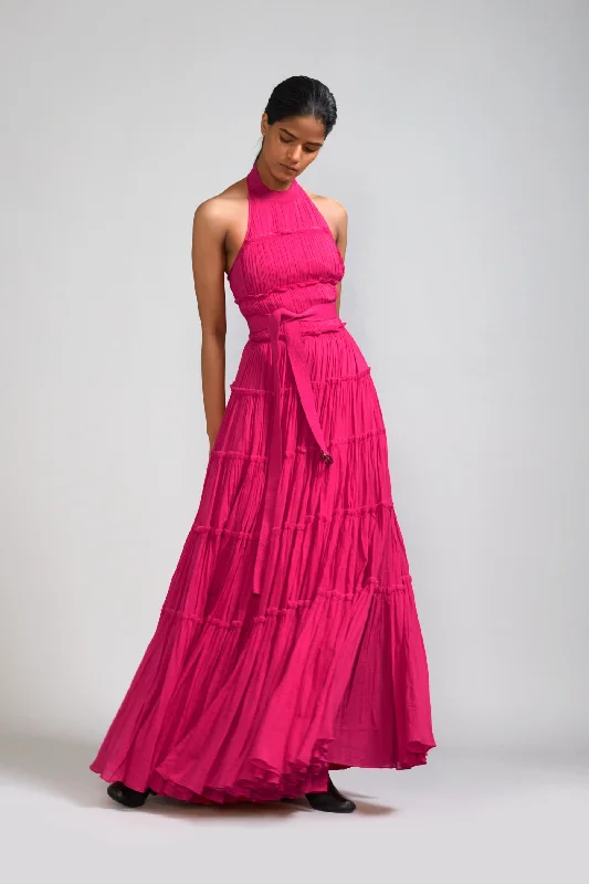 Ball Gown Women Dress with a Full Skirt for a Princess - like Look Ball Gown Women Dress with a Full Skirt for a Princess - like Look Pink Backless Tiered Gown Ball Gown Women Dress with a Full Skirt for a Princess - like Look Ball Gown Women Dress with a Full Skirt for a Princess - like Look Pink Backless Tiered Gown