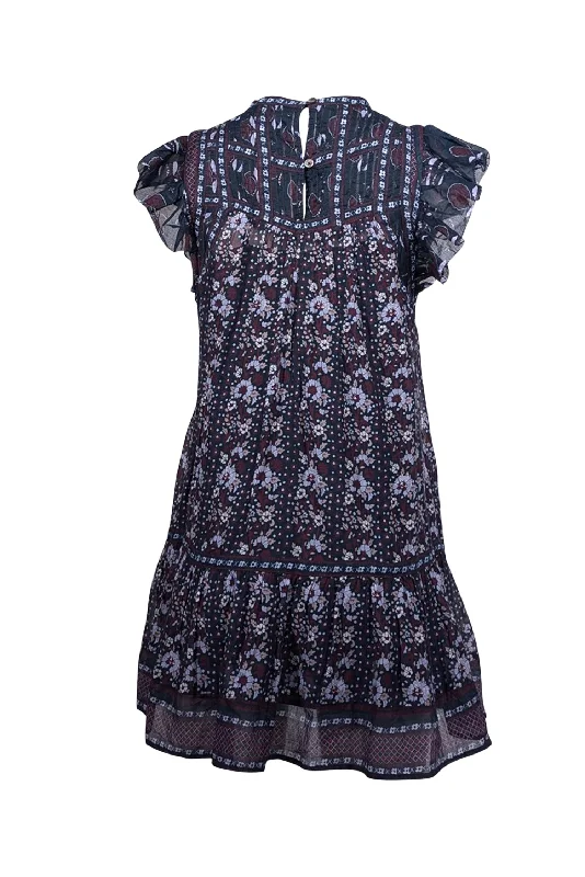 Shift Women Dress with a Simple and Classic Design for Everyday Wear Shift Women Dress with a Simple and Classic Design for Everyday Wear Sea NY - Navy, Maroon, & Light Blue Floral Print Cotton Mini Dress Sz XS