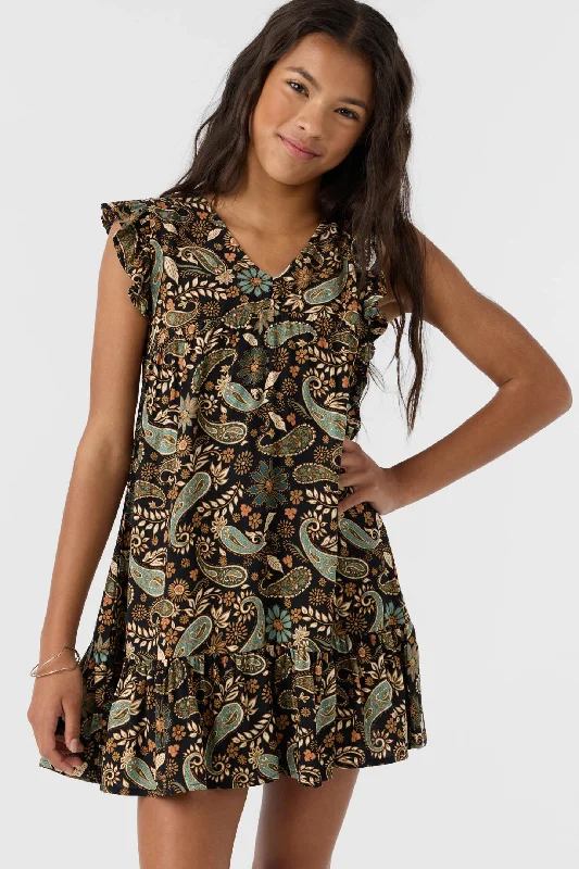 Plus Size Women Dress with a Flattering A - Line Cut for Comfort and Style Plus Size Women Dress with a Flattering A - Line Cut for Comfort and Style GIRL'S SUZANA SHORT DRESS