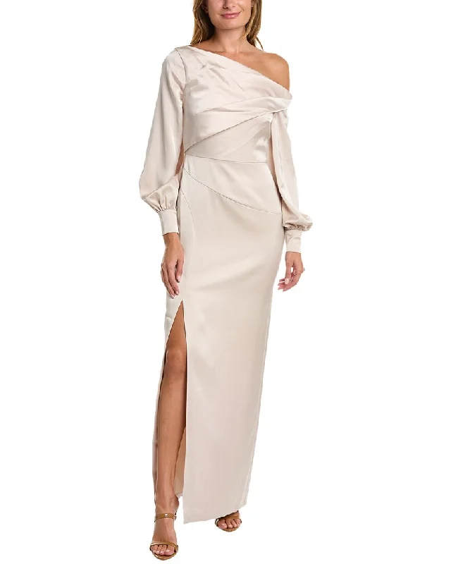 Sleeveless Women Dress in Bright Colors for Summer Parties Sleeveless Women Dress in Bright Colors for Summer Parties Theia Bishop Sleeve Column Gown
