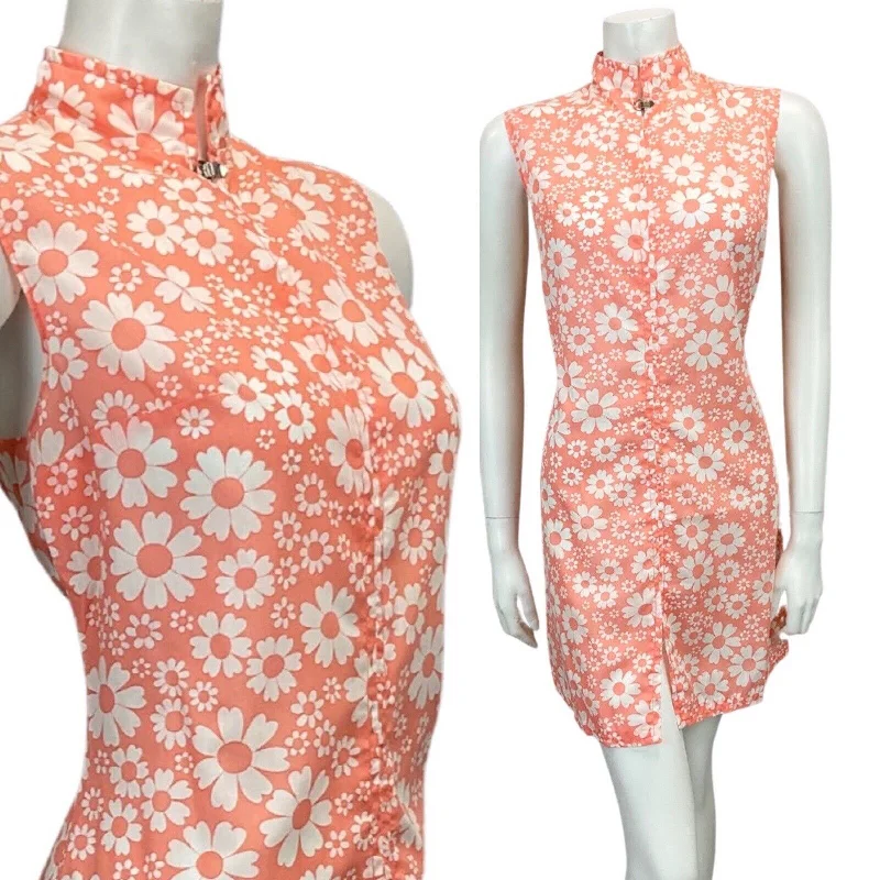 Little Black Women Dress with Sequins for a Glamorous Night Out Little Black Women Dress with Sequins for a Glamorous Night Out VINTAGE 60s 70s CORAL PINK WHITE PSYCHEDELIC FLOWER DAISY PRINT MINI DRESS 10 12