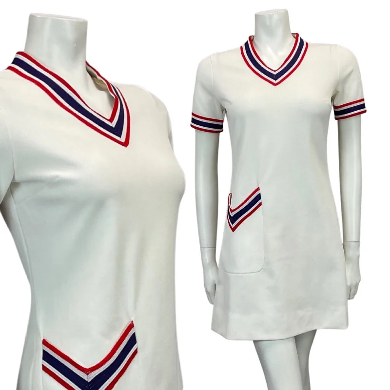 Off - the - Shoulder Women Dress for a Romantic and Feminine Look Off - the - Shoulder Women Dress for a Romantic and Feminine Look VINTAGE 60s 70s WHITE NAVY RED MINI TENNIS MOD PREPPY DRESS 10 Off - the - Shoulder Women Dress for a Romantic and Feminine Look Off - the - Shoulder Women Dress for a Romantic and Feminine Look VINTAGE 60s 70s WHITE NAVY RED MINI TENNIS MOD PREPPY DRESS 10