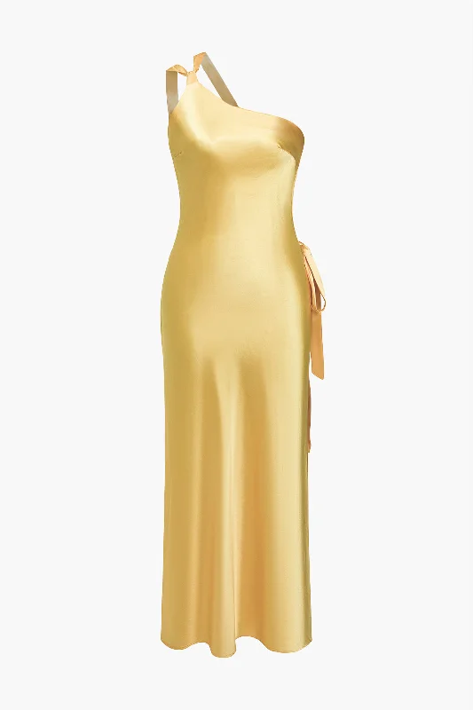 Denim maxi dresses with frayed hems for a casual lookSolid Backless Asymmetrical Maxi Dress Denim maxi dresses with frayed hems for a casual lookSolid Backless Asymmetrical Maxi Dress
