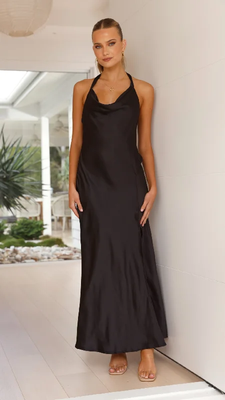 Maxi dresses with a paisley print for a classic and elegant styleSian Maxi Dress - Black Maxi dresses with a paisley print for a classic and elegant styleSian Maxi Dress - Black