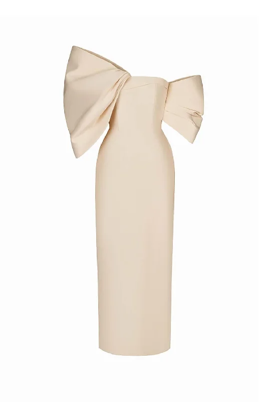Midi dresses with halter necks for a stylish and comfortable optionBig Bow Dress