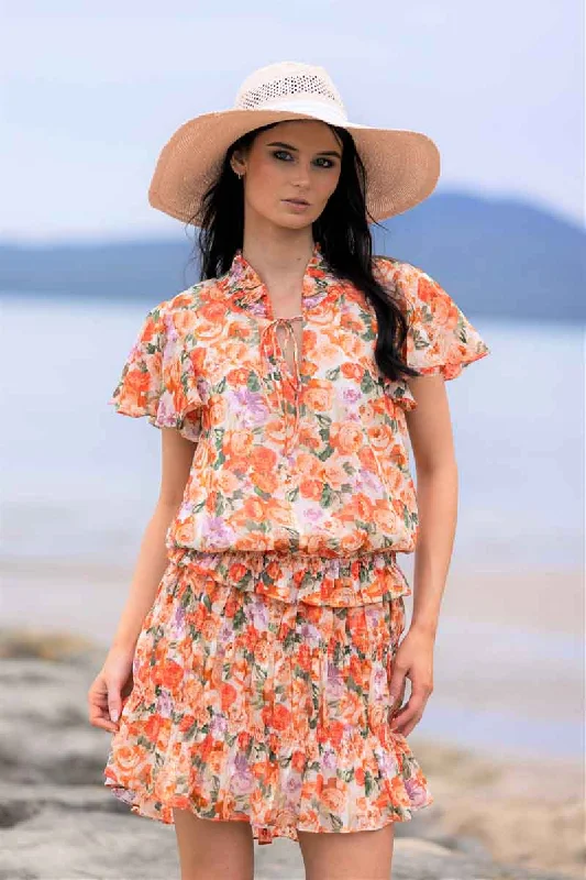 Midi dresses with lace - up fronts for a unique and adjustable styleMila Mini Dress