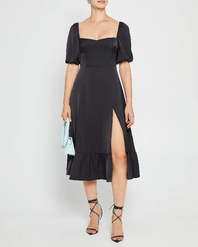 Midi dresses with satin - finish fabrics for a luxurious feelVioletta Midi Dress