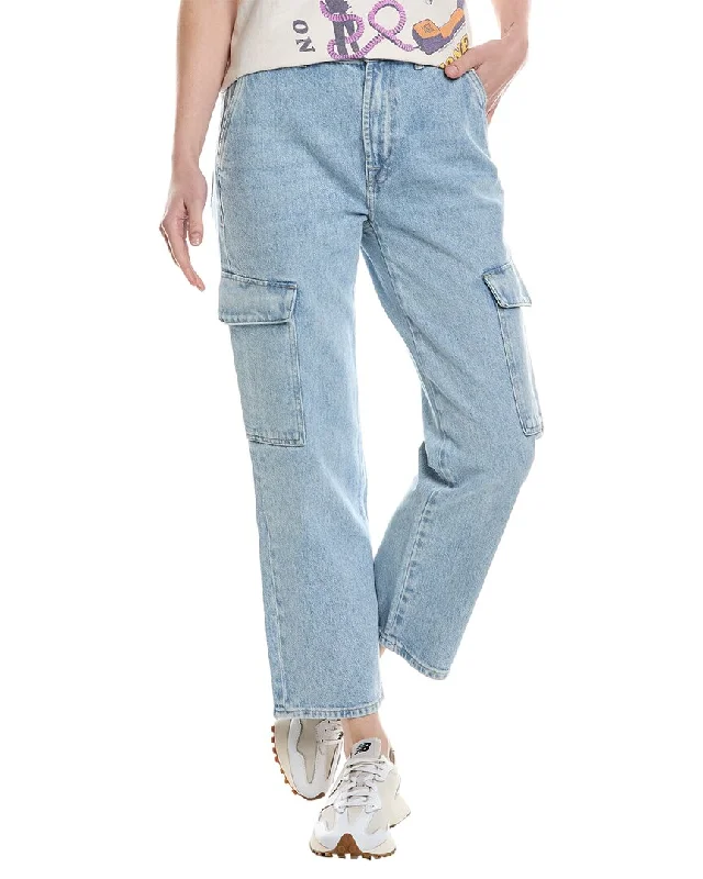 Women's lace - trimmed evening pants Light - wash women jeans for a fresh and summery appearance 7 For All Mankind Cargo Logan Airwave Jean Women's lace - trimmed evening pants Light - wash women jeans for a fresh and summery appearance 7 For All Mankind Cargo Logan Airwave Jean