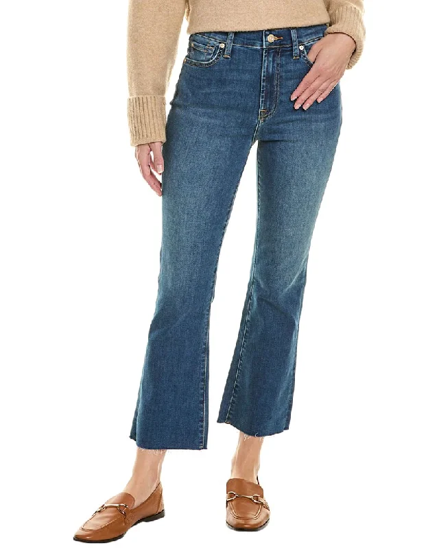 Women's pants for theme park visits Mom jeans for a nostalgic and casual look 7 For All Mankind High-Waist Autumn Slim Kick Jean