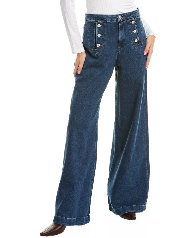 Women's lace - trimmed evening pants Light - wash women jeans for a fresh and summery appearance 7 For All Mankind Marina Trouser Women's lace - trimmed evening pants Light - wash women jeans for a fresh and summery appearance 7 For All Mankind Marina Trouser