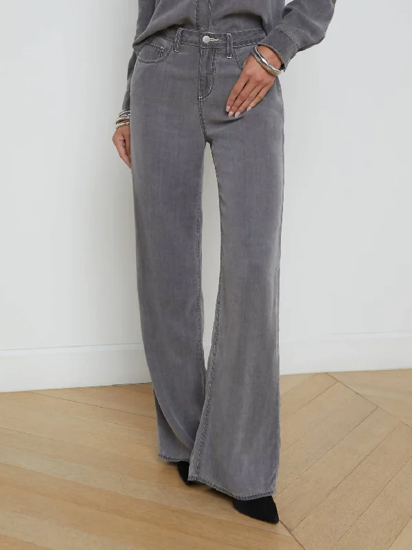 Women's pants for office meetings High - waisted women jeans for a flattering silhouette Alicent Wide-Leg Jean In Solace Women's pants for office meetings High - waisted women jeans for a flattering silhouette Alicent Wide-Leg Jean In Solace