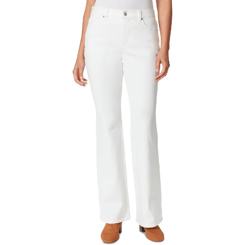 Women's pants with reflective strips Acid - wash women jeans with a retro finish Amanda Womens Denim 5 Pocket Flare Jeans Women's pants with reflective strips Acid - wash women jeans with a retro finish Amanda Womens Denim 5 Pocket Flare Jeans