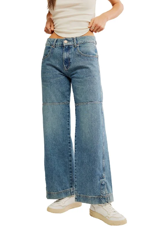 Women's tie - dye festival pants Straight - leg women jeans with a classic and timeless appeal Benji Relaxed Wide Leg Jeans In Salt Of The Earth Women's tie - dye festival pants Straight - leg women jeans with a classic and timeless appeal Benji Relaxed Wide Leg Jeans In Salt Of The Earth