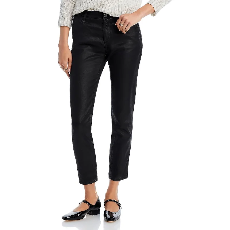 Women's pants with adjustable cuffs Dark - wash women jeans for a sophisticated and slimming effect Caden Womens Solid Mid-Rise Classic Straight Jeans Women's pants with adjustable cuffs Dark - wash women jeans for a sophisticated and slimming effect Caden Womens Solid Mid-Rise Classic Straight Jeans
