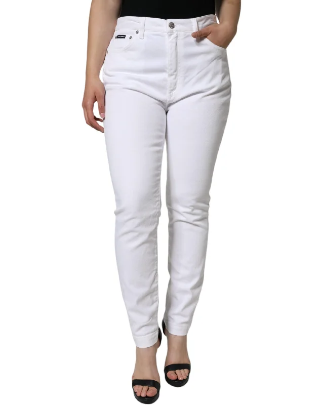 Women's tassel - adorned boho pants Embellished women jeans with studs or rhinestones for a glamorous touch Dolce & Gabbana Cotton Stretch AUDREY Skinny Women's Jeans Women's tassel - adorned boho pants Embellished women jeans with studs or rhinestones for a glamorous touch Dolce & Gabbana Cotton Stretch AUDREY Skinny Women's Jeans