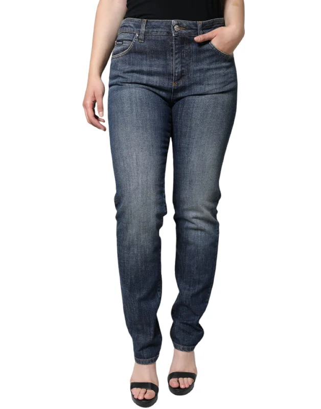 Women's long - length casual pants Straight - leg women jeans with a classic and timeless appeal Dolce & Gabbana Cotton Stretch Skinny Women's Jeans Women's long - length casual pants Straight - leg women jeans with a classic and timeless appeal Dolce & Gabbana Cotton Stretch Skinny Women's Jeans