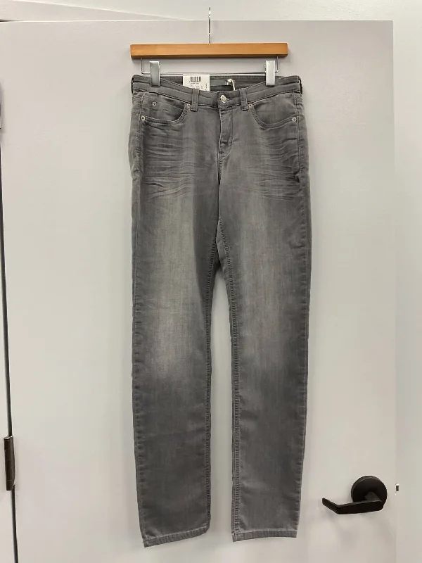 Women's wide - leg dress pants Bootcut women jeans to complement various shoe styles Grey Jog Cotton Stretch Jeans