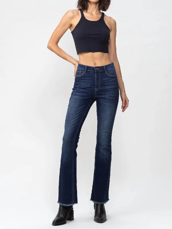 Women's one - piece jumpsuit pants Embroidered women jeans with intricate patterns High Rise Flare Jeans In Dark Wash Women's one - piece jumpsuit pants Embroidered women jeans with intricate patterns High Rise Flare Jeans In Dark Wash