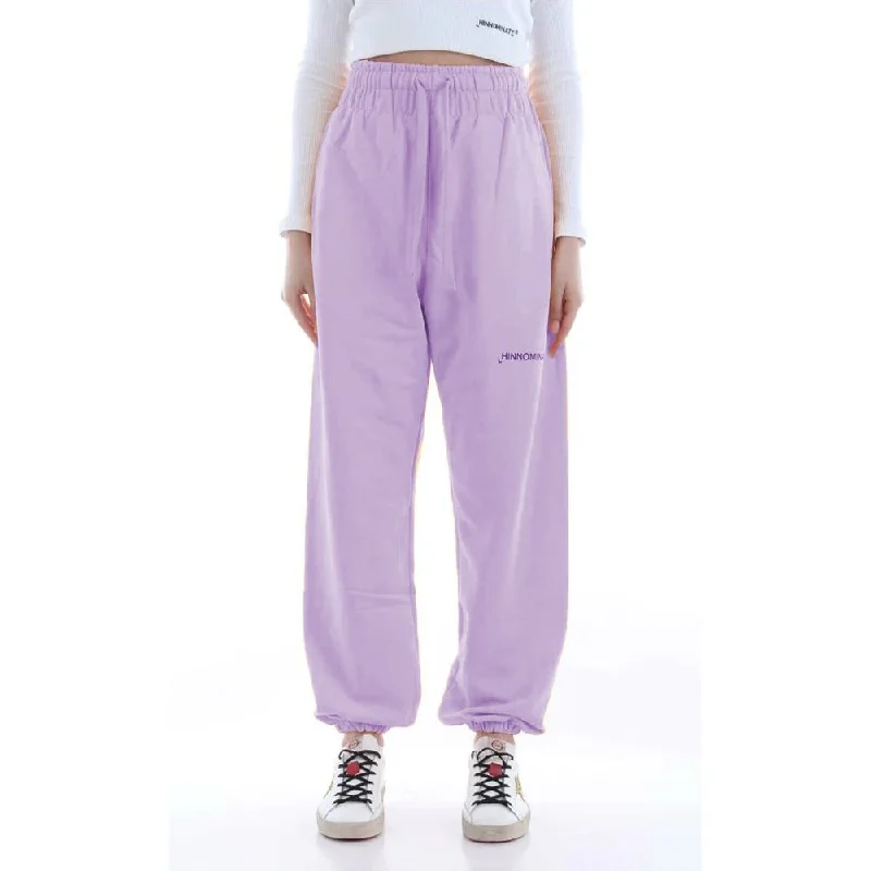 Women's pants for cycling Jeggings women jeans combining the comfort of leggings and style of jeans Hinnominate Plush Cotton Sweatpants with Logo Women's Detail Women's pants for cycling Jeggings women jeans combining the comfort of leggings and style of jeans Hinnominate Plush Cotton Sweatpants with Logo Women's Detail