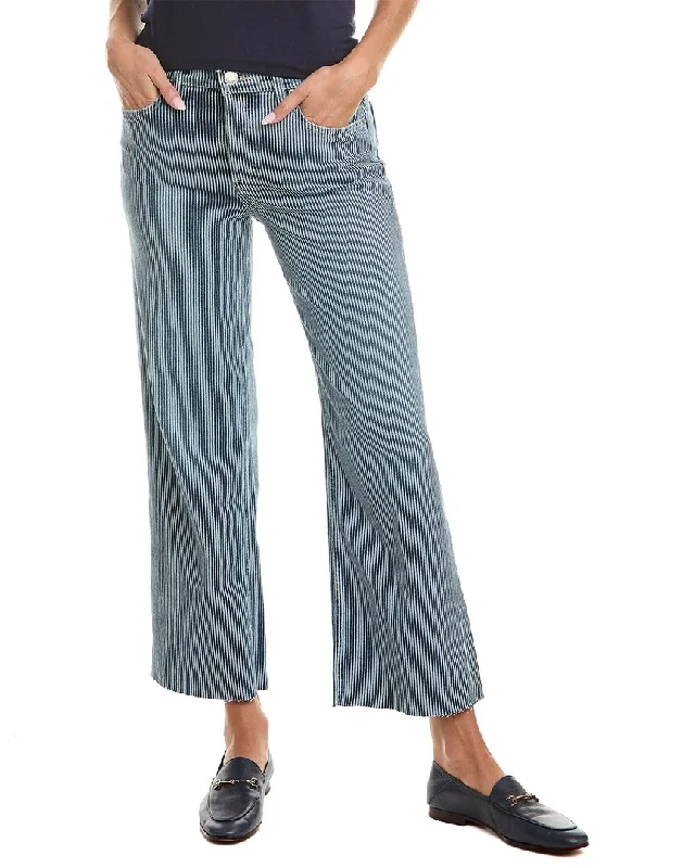 Women's spandex stretch pants Cargo women jeans with multiple pockets for added functionality HUDSON Jeans Rosie High-Rise Railroad Stripe Wide Leg Ankle Jean Women's spandex stretch pants Cargo women jeans with multiple pockets for added functionality HUDSON Jeans Rosie High-Rise Railroad Stripe Wide Leg Ankle Jean