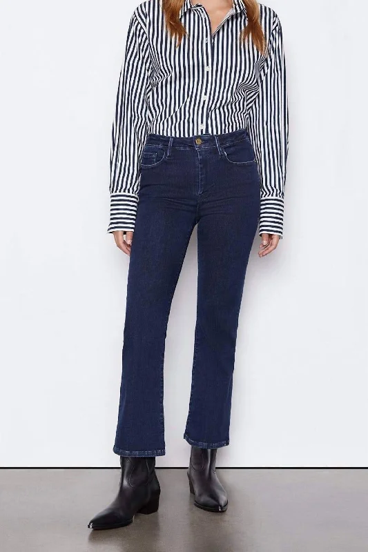 Women's two - piece pant set Ripped women jeans for a rebellious and fashion - forward style Le One Crop Mini Boot In Keller