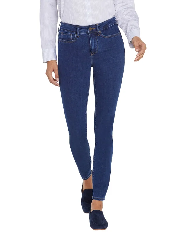 Women's elastic - waist lounge pants Acid - wash women jeans with a retro finish NYDJ Ami Quinn Skinny Jean