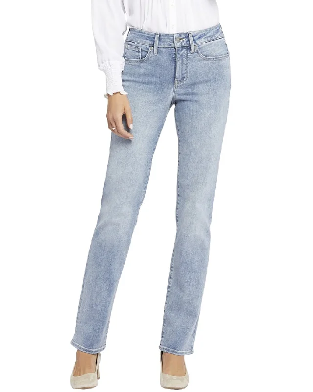 Women's on - sale casual pants Light - wash women jeans for a fresh and summery appearance NYDJ Marilyn Haley Straight Jean Women's on - sale casual pants Light - wash women jeans for a fresh and summery appearance NYDJ Marilyn Haley Straight Jean