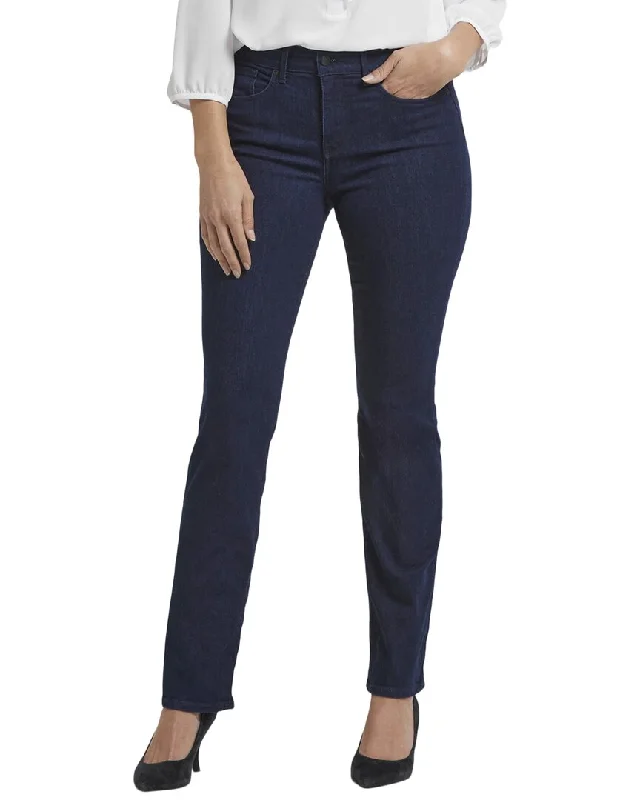 Women's printed floral pants High - waisted women jeans for a flattering silhouette NYDJ Marilyn Rinse Straight Leg Jean Women's printed floral pants High - waisted women jeans for a flattering silhouette NYDJ Marilyn Rinse Straight Leg Jean