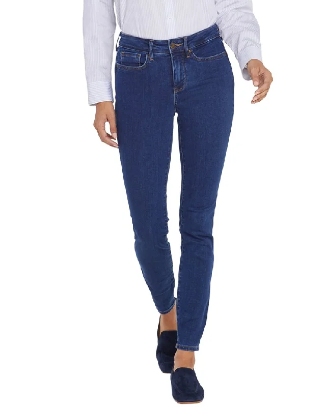 Women's pants with adjustable cuffs Dark - wash women jeans for a sophisticated and slimming effect NYDJ Petite Ami Quinn Skinny Jean Women's pants with adjustable cuffs Dark - wash women jeans for a sophisticated and slimming effect NYDJ Petite Ami Quinn Skinny Jean